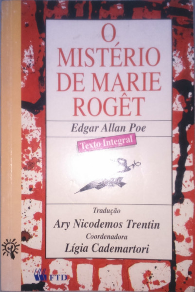Capa de O mistério de Marie Rogêt - Edgar Allan Poe