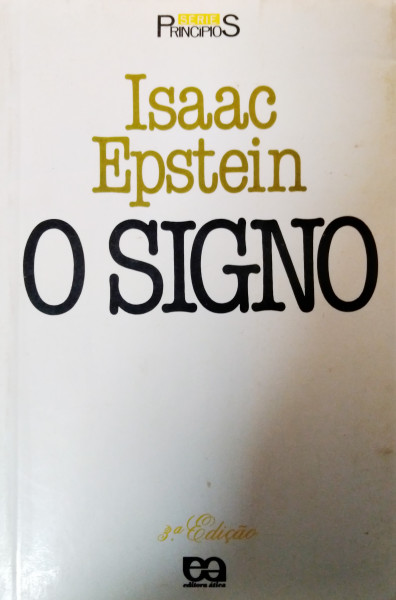 Capa de O signo - Isaac Epstein