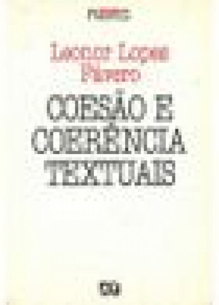 Capa de Coesão e Coerência Textuais - Leonor Lopes Fávero