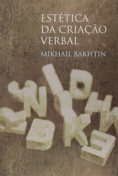 Capa de Estética da criação verbal - Mikhail Bakhtin
