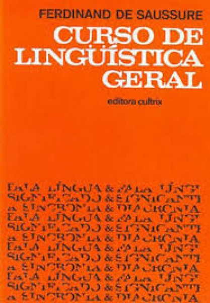 Capa de Curso de linguística geral - Ferdinand de Saussure