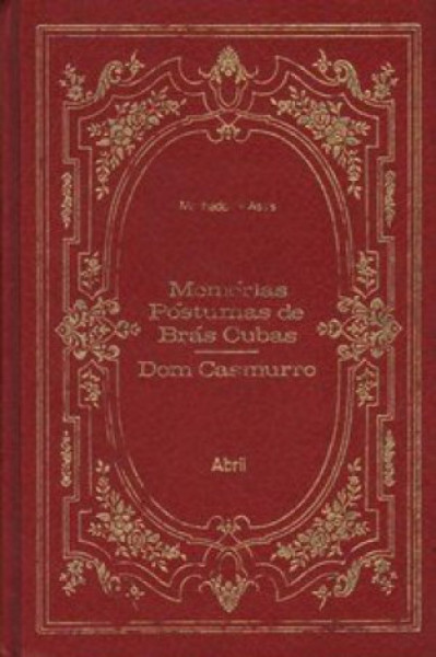 Capa de Memórias póstumas de Brás Cubas e Dom Casmurro - Machado de Assis