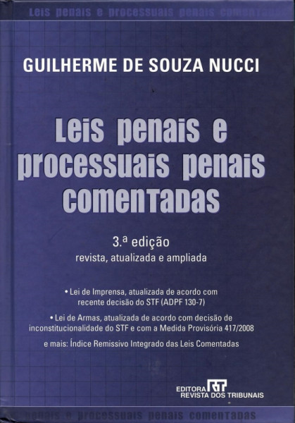 Capa de Leis penais e processuais penais comentadas - Guilherme de Souza Nucci