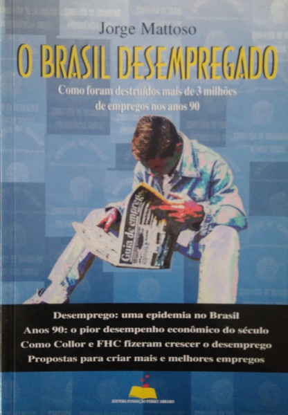 Capa de O Brasil desempregado - Jorge Mattoso