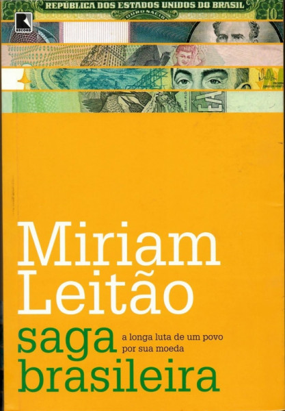 Capa de Saga brasileira - Miriam Leitão