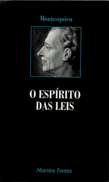 Capa de O espírito das leis - Montesquieu