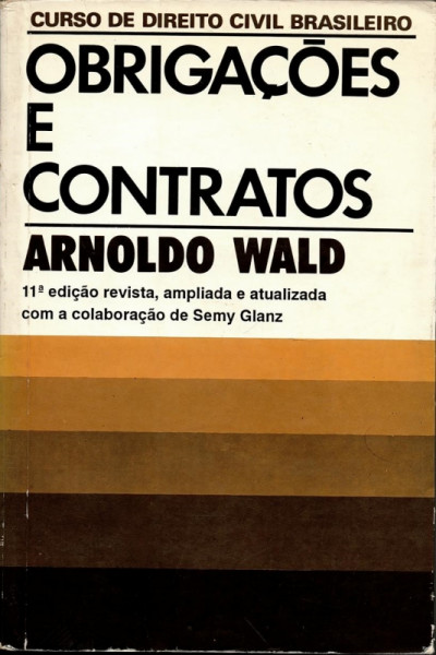 Capa de Obrigações e contratos - Arnoldo Wald