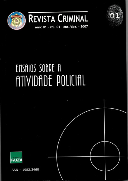 Capa de Revista criminal volume 1 - Diversos
