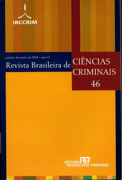 Capa de Revista Brasileira de Ciências Criminais - n. 46 - Diversos