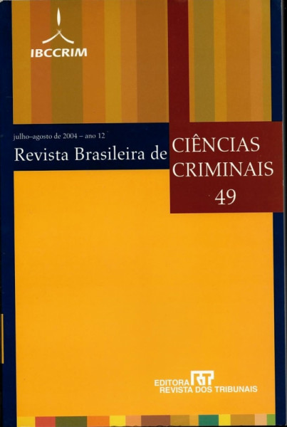 Capa de Revista Brasileira de Ciências Criminais - n. 49 - Diversos