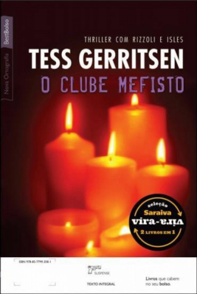 Capa de O clube mefisto - Tess Gerritsen