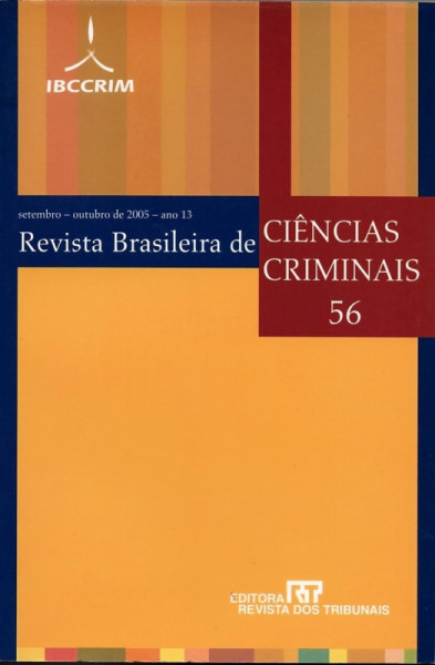 Capa de Revista Brasileira de Ciências Criminais - n. 56 - Diversos