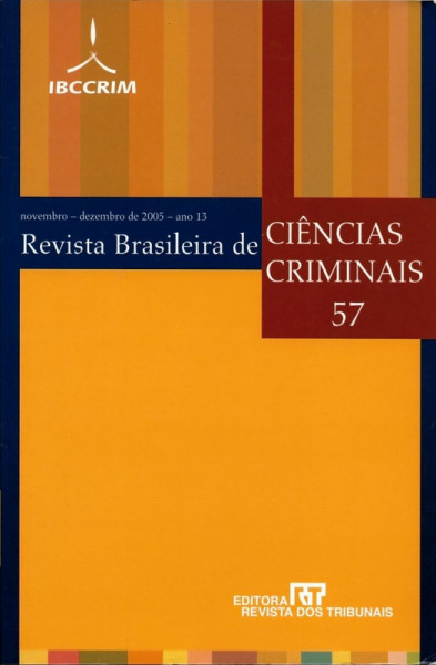 Capa de Revista Brasileira de Ciências Criminais - n. 57 - Diversos