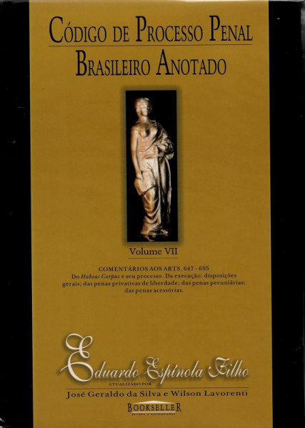 Capa de Código de Processo Penal Brasileiro Anotado - Vol. VII - Eduardo Espínola Filho