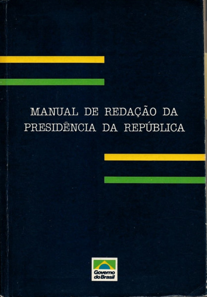 Capa de Manual de redação da Presidência da República - Gilmar Ferreira Mendes