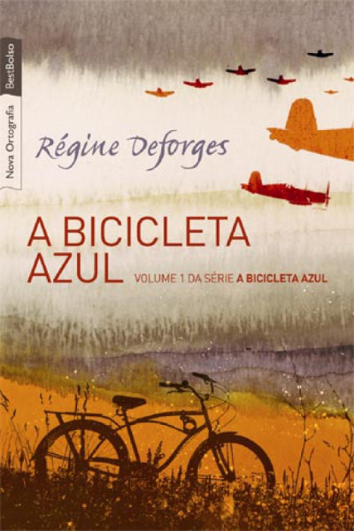 Capa de A bicicleta azul - Régine Deforges