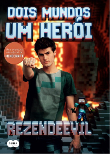 Capa de Dois mundos, um herói - RezendeEvil