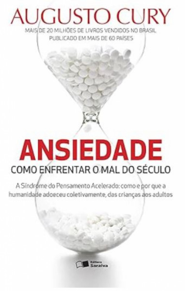 Capa de Ansiedade - Augusto Cury