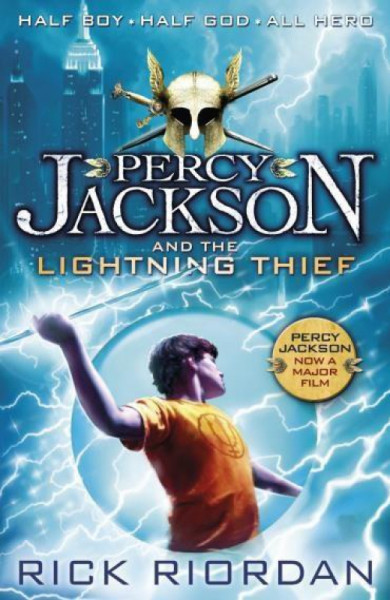 Capa de Percy Jackson and the Lightning Thief - Rick Riordan