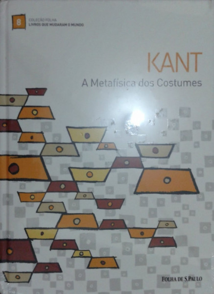 Capa de A metafísica dos costumes - Kant