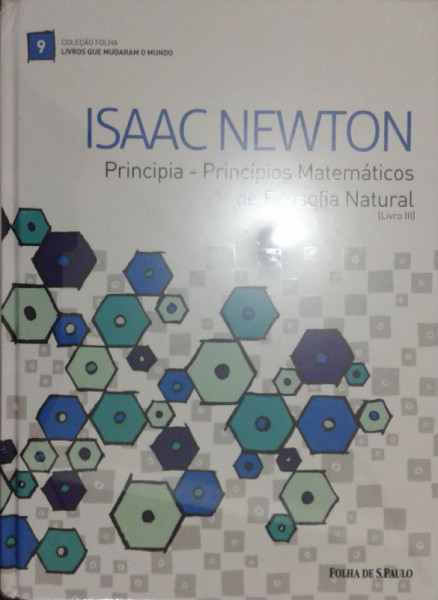 Capa de Principia livro III - Isaac Newton