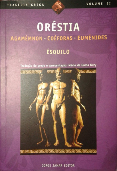 Capa de Oréstia - Ésquilo