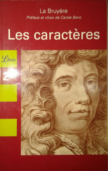 Capa de Les caractères - La Bruyère