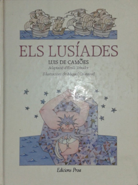 Capa de Els Lusíades - Luis de Camões; d'Emili Teixidor (adapt.)