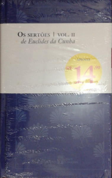 Capa de Os sertões volume 1 - Euclides da Cunha