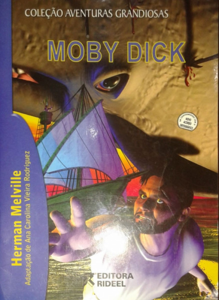 Capa de Moby Dick - Herman Melville; Ana Carolina Vieira Rodriguez (adap.)