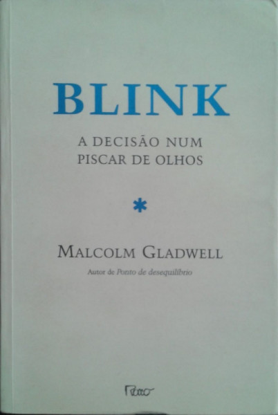 Capa de Blink - Malcolm Gladwell