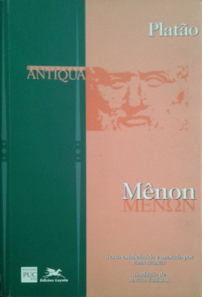 Capa de Mênon - Platão