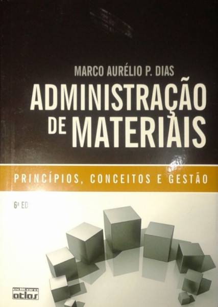Capa de Administração de materiais - Marco Aurélio P. Dias