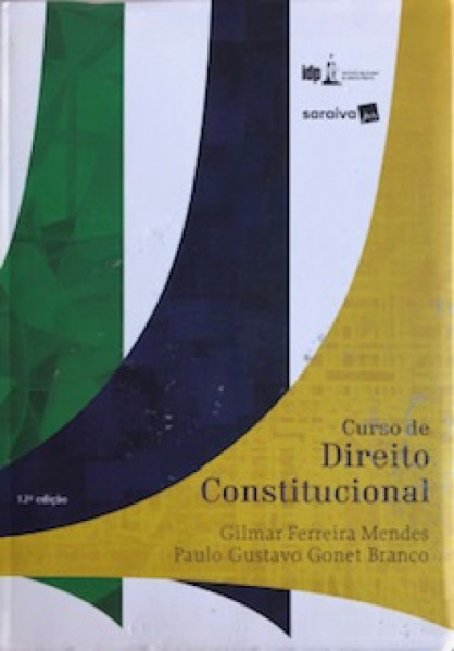 Capa de Curso de direito constitucional - Gilmar Ferreira Mendes; Inocêncio Mártires Coelho; Paulo Gustavo Gonet Branco