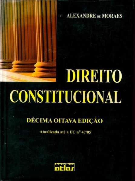Capa de Direito constitucional - Alexandre de Moraes