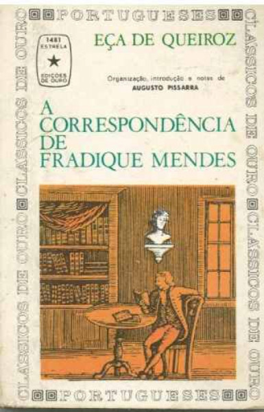 Capa de A correspondência de Fradique Mendes - Eça de Queiroz