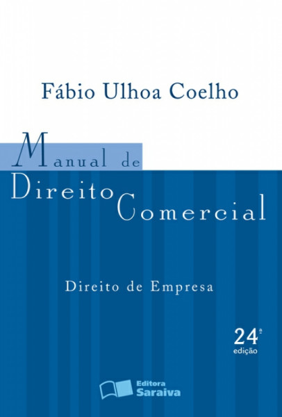 Capa de Manual de direito comercial - Fábio Ulhoa Coelho