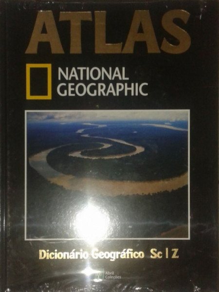 Capa de Atlas - Dicionário Geográfico Sc/Z - 