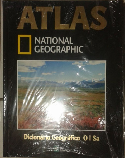 Capa de Atlas - Dicionário Geográfico - O/Sa - 