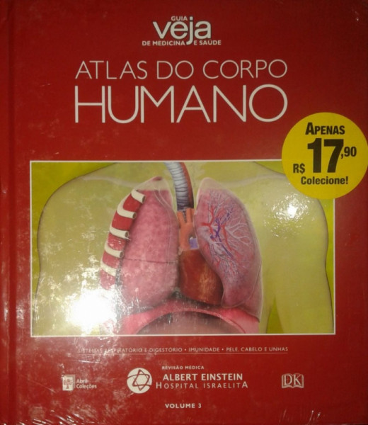 Capa de Atlas do corpo humano volume 3 - 