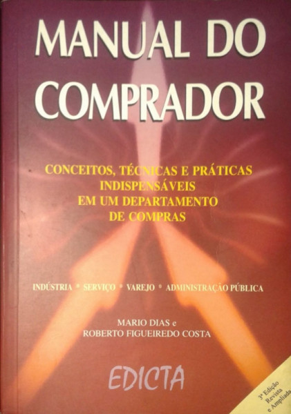Capa de Manual do comprador - Mario Dias Roberto Figueiredo Costa