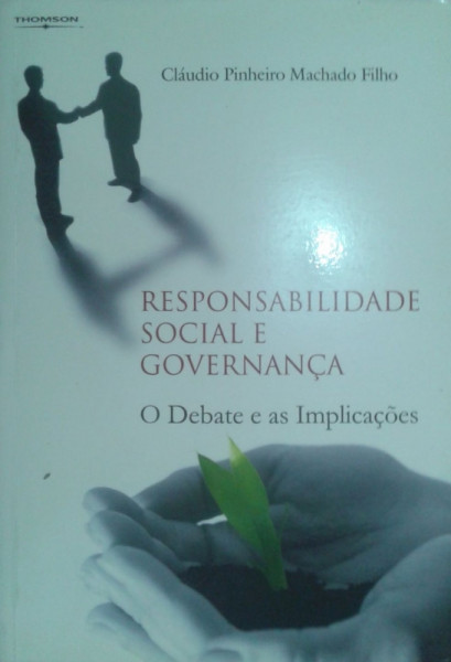 Capa de Responsabilidade social e governança - Cláudio Pinheiro Machado Filho