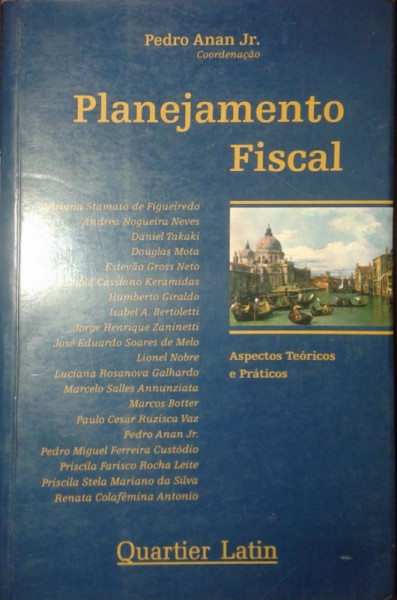 Capa de Planejamento Fiscal - Pedro Anan Jr. Org.