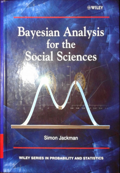 Capa de Bayesian analysis for the social sciences - Simon Jackman