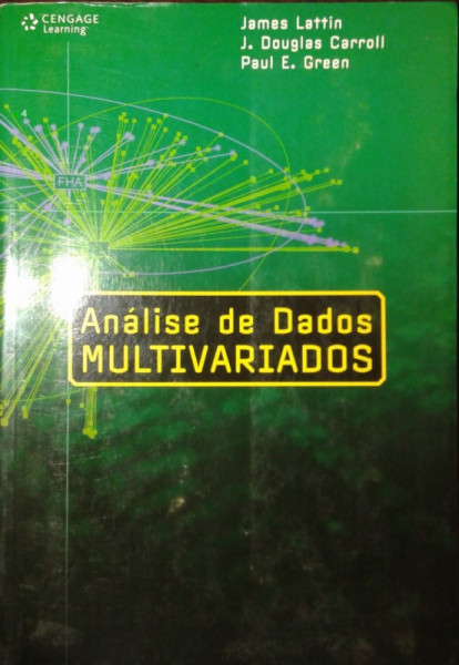 Capa de Análise multivariada de dados - James Lattin J. Douglas Carroll Paul E. Green