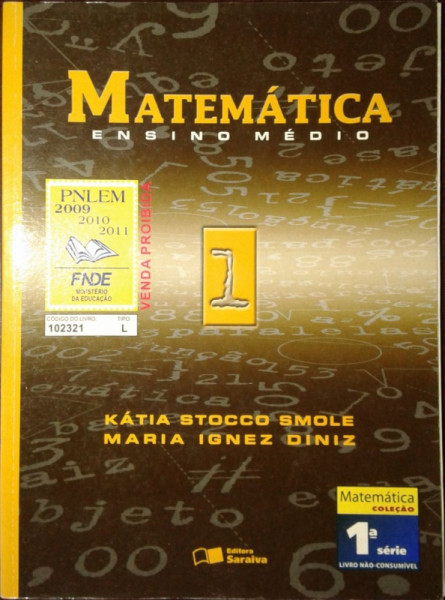 Capa de Matemática - Kátia Stocco Smole Maria Ignez Diniz
