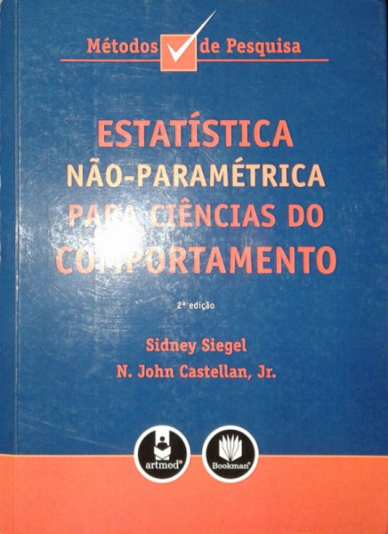 Capa de Estatística não-paramétrica para ciências do comportamento - Signey Siegel N. John Castellan Jr.