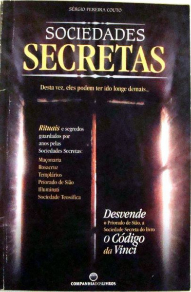 Capa de Sociedades secretas - Sérgio Pereira Couto