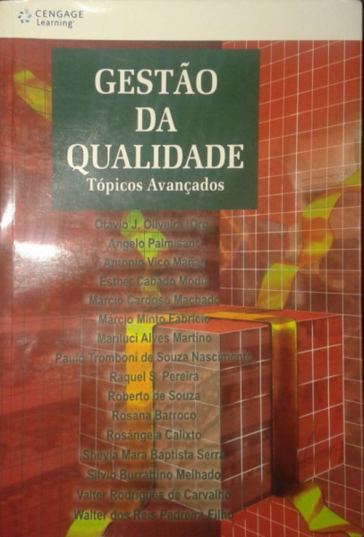 Capa de Gestão da qualidade - Otávio J. Oliveira Org.