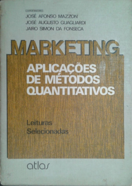 Capa de Marketing - José Afonso Mazzon José Augusto Guagliardi Jairo Simon da Fonseca Org.